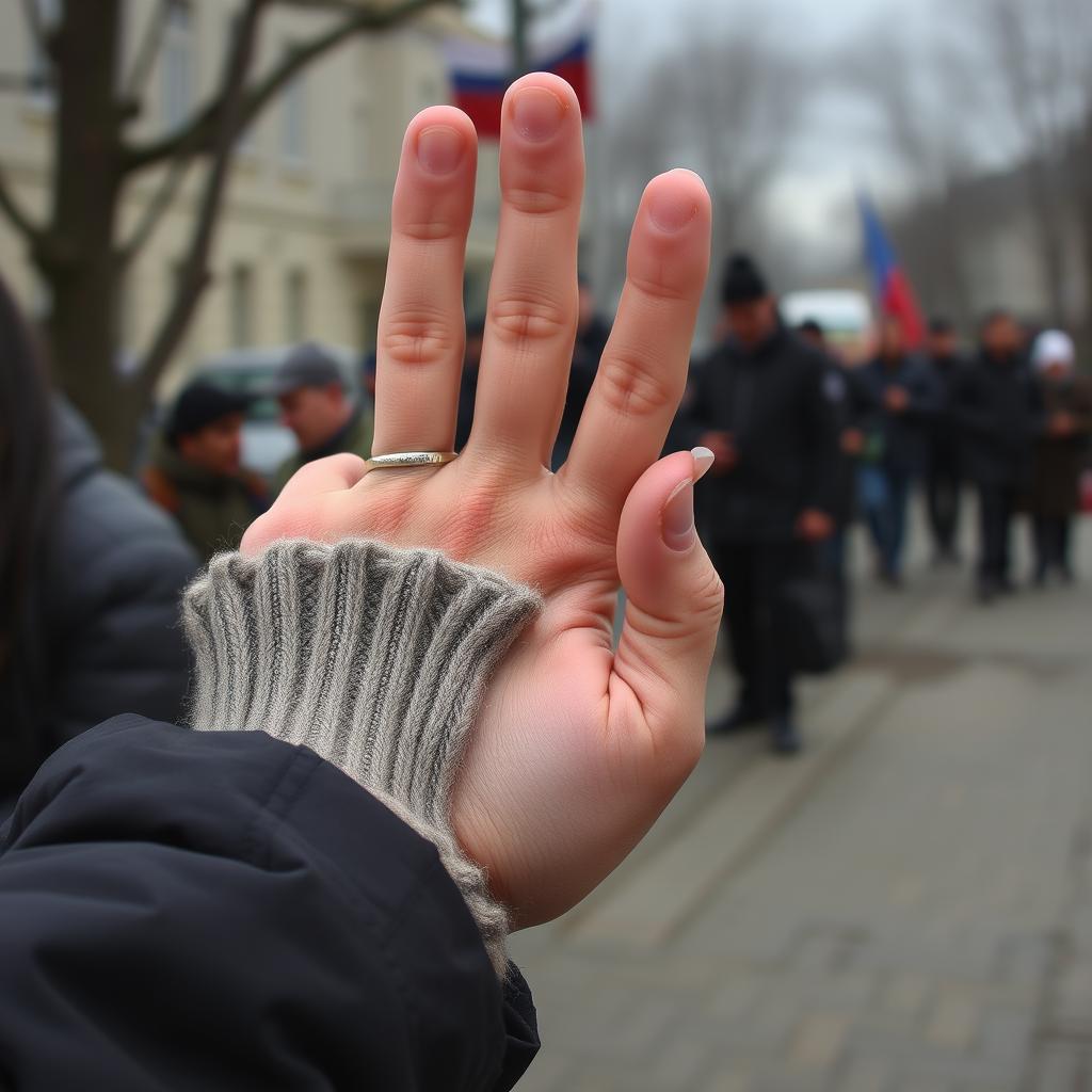 Рука с увеличительным стеклом, символ поисков врача.